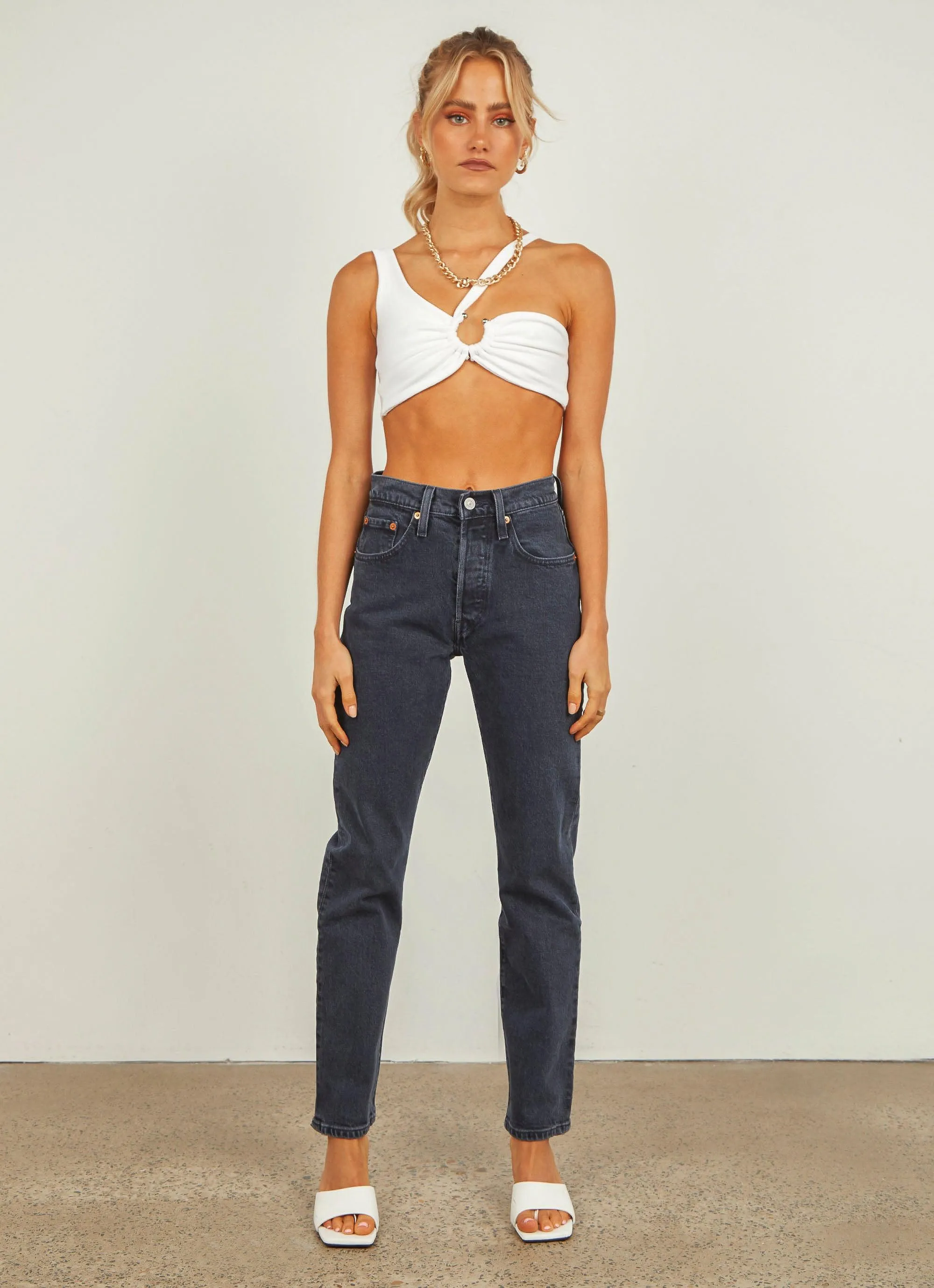 501 Crop Jeans - Deep Dark