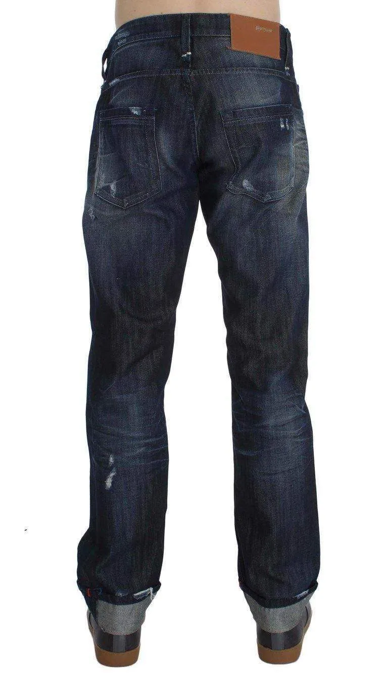 ACHT  Cotton Regular Straight Fit Jeans