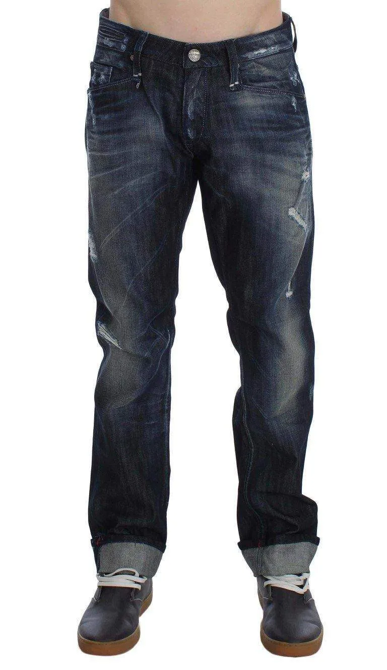 ACHT  Cotton Regular Straight Fit Jeans