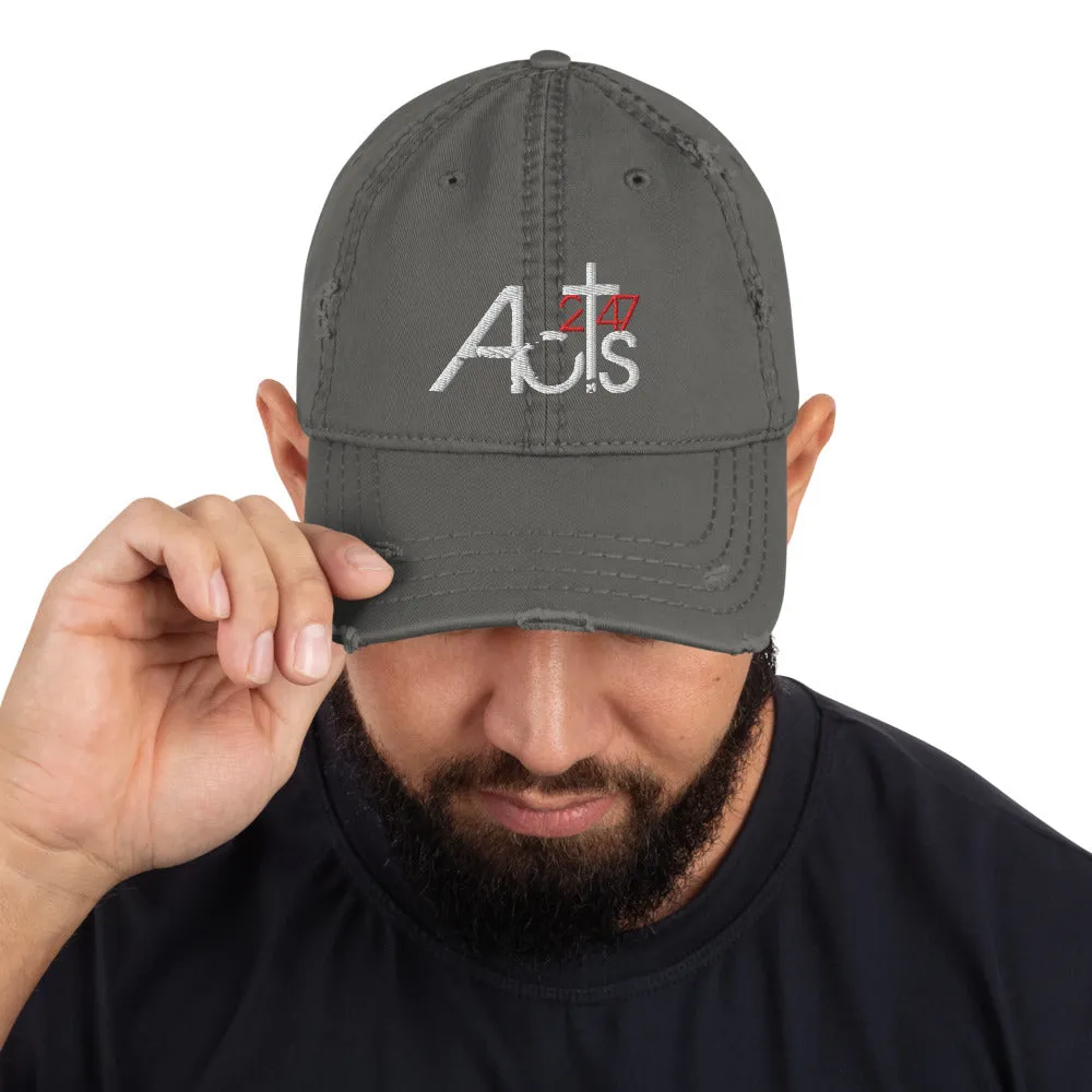 Acts 247 Distressed Dad Hat