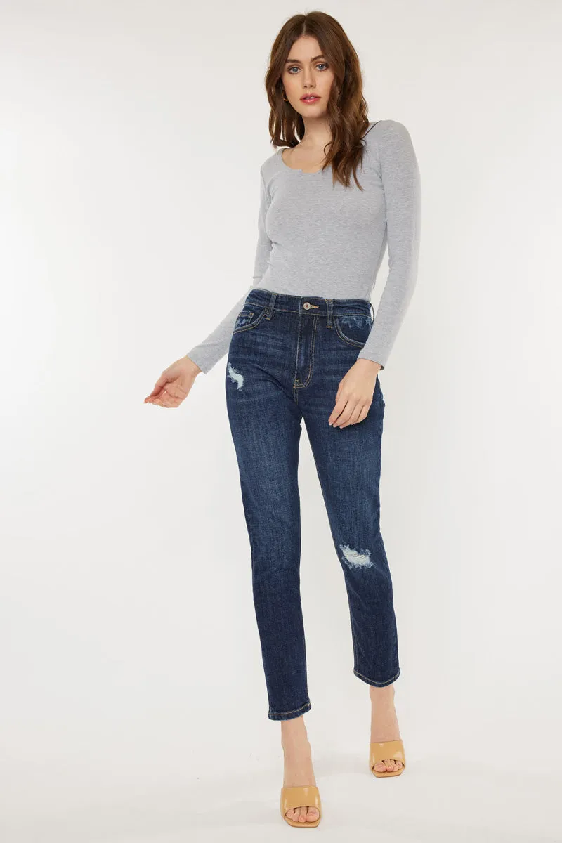 Alicia High Rise Cigarette Leg Jeans