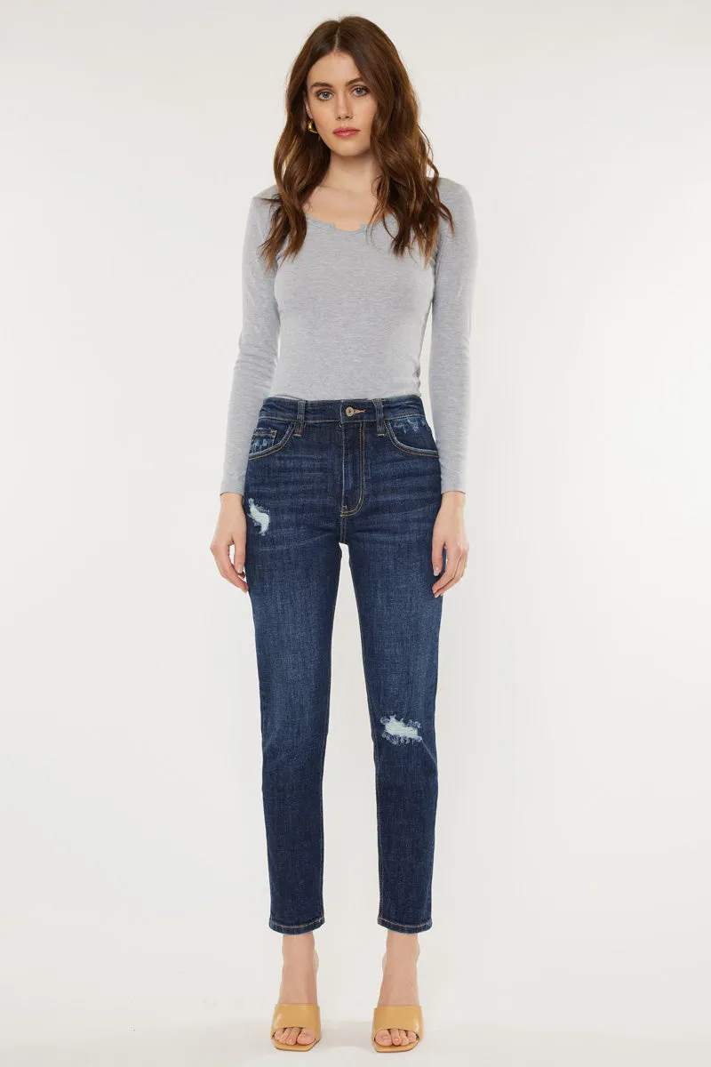 Alicia High Rise Cigarette Leg Jeans