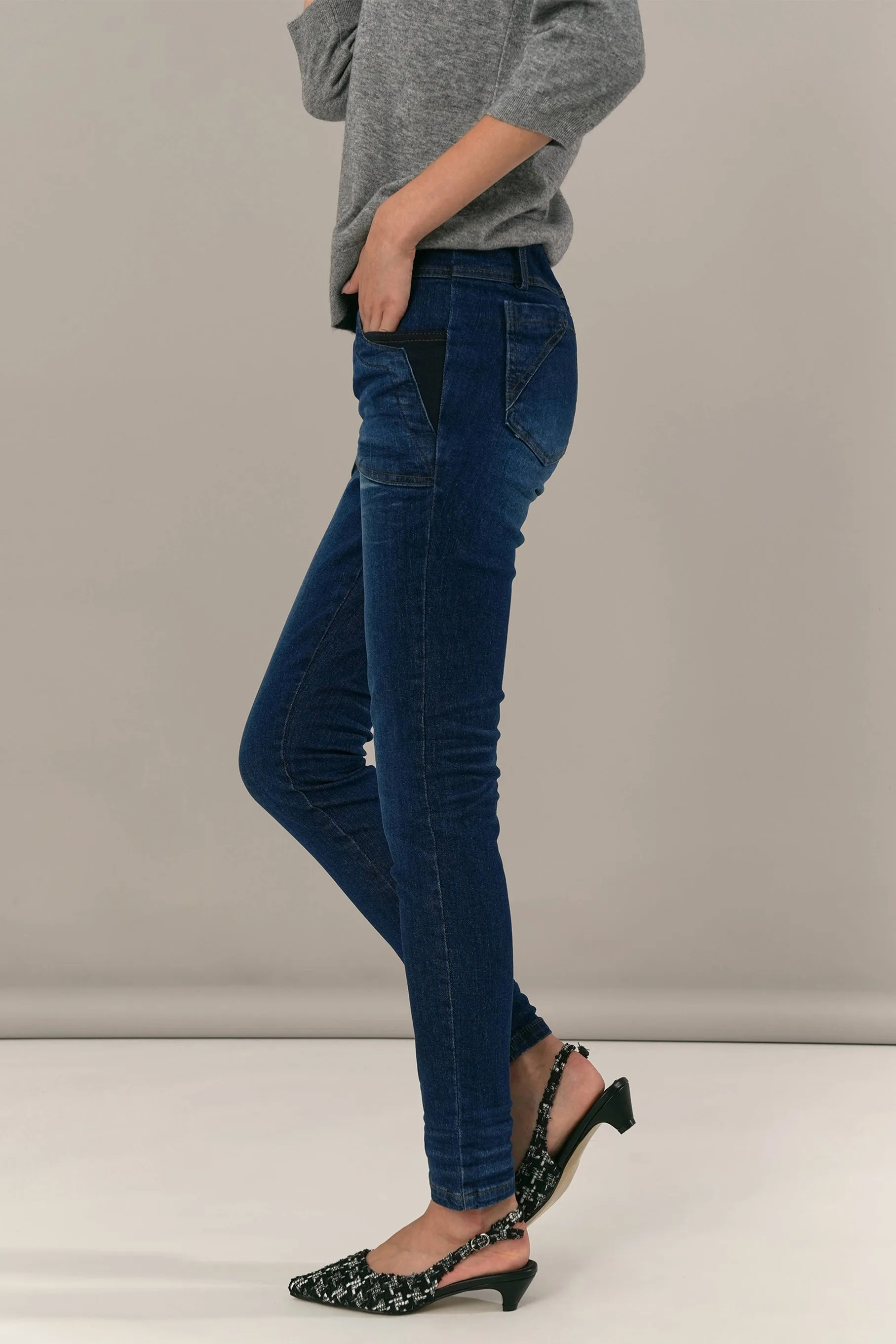 Althea Skinny Jeans, Deep Blue