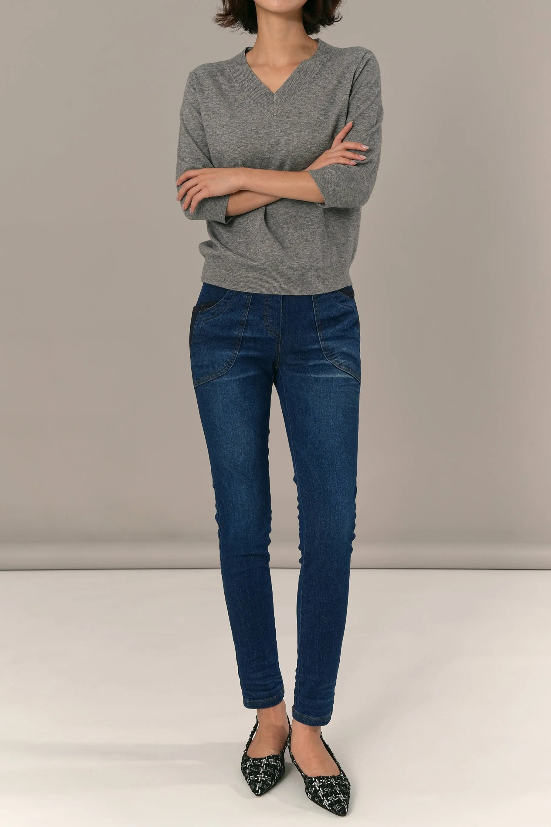 Althea Skinny Jeans, Deep Blue