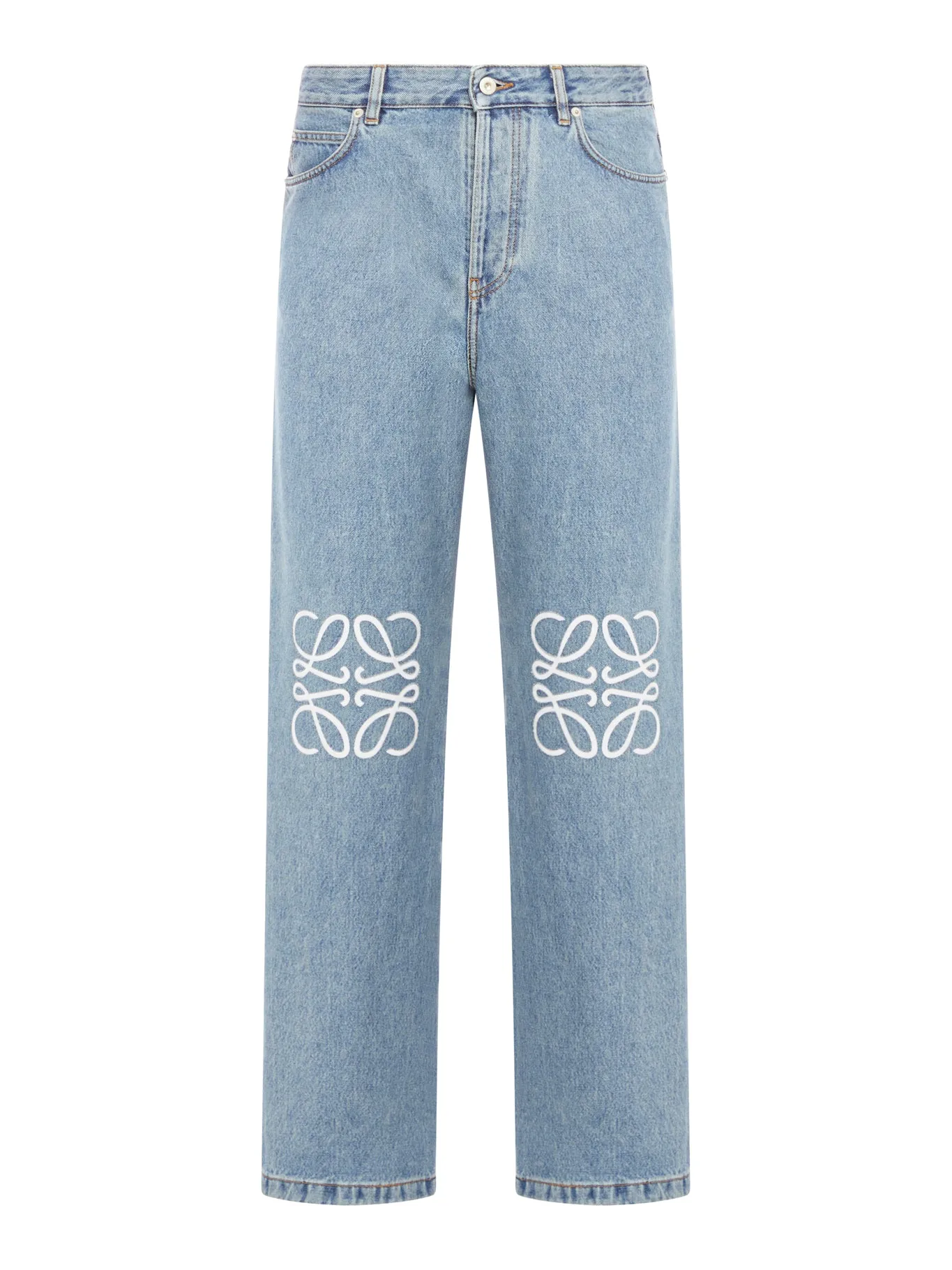 Anagram baggy jeans in denim