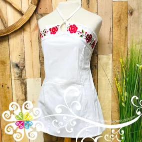 Aro Sleeveless Embroider Blouse - Women Top