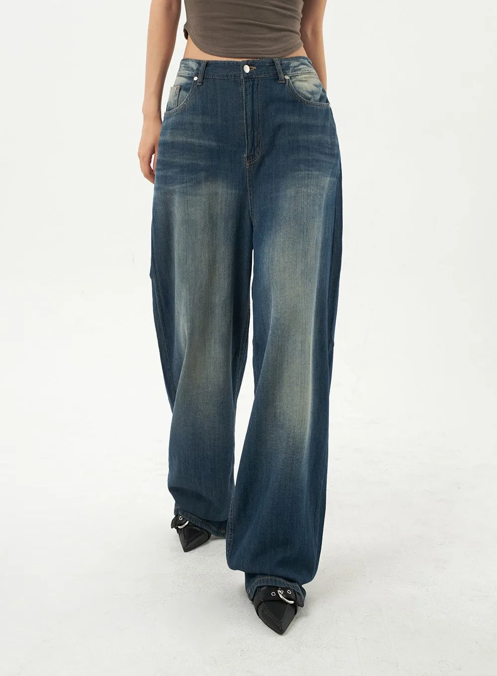 Baggy Low Rise Jeans CA326