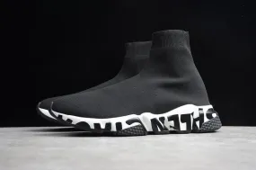 BALENCIAGA SPEED RUNNER GRAFFITI *WHITE/BLACK*