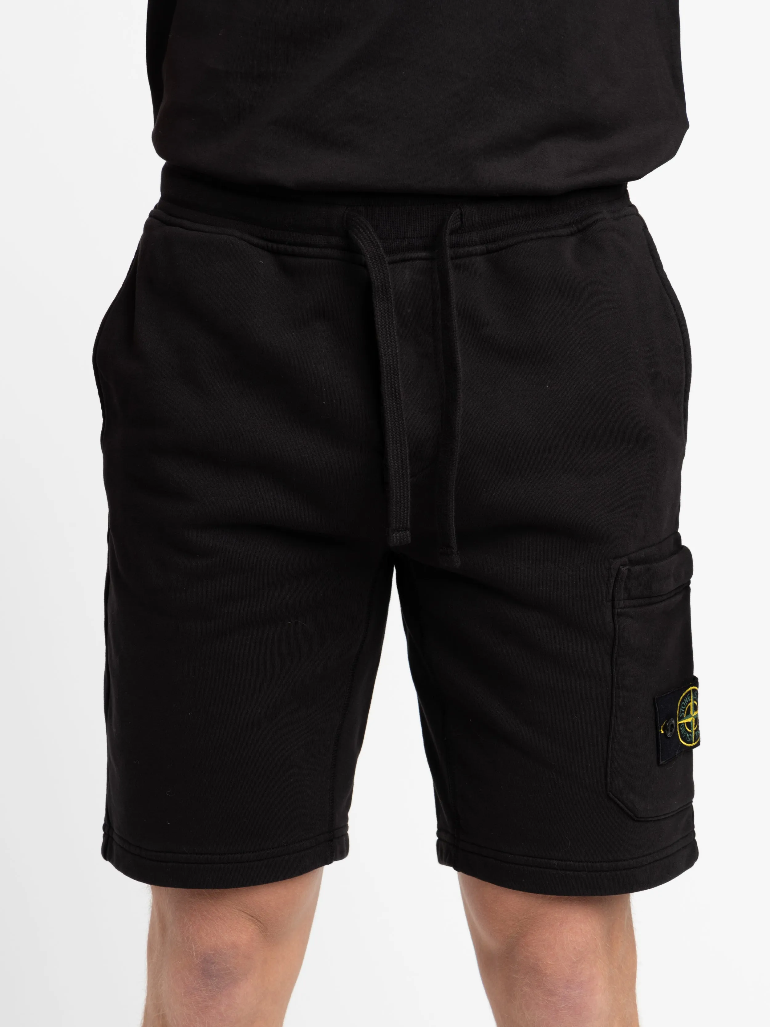 Black Cotton Shorts