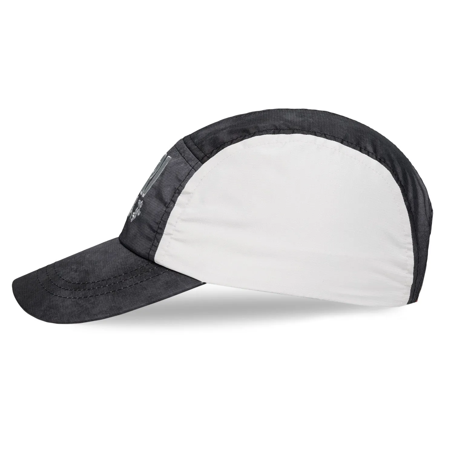 Black/Grey TRI Running Hat