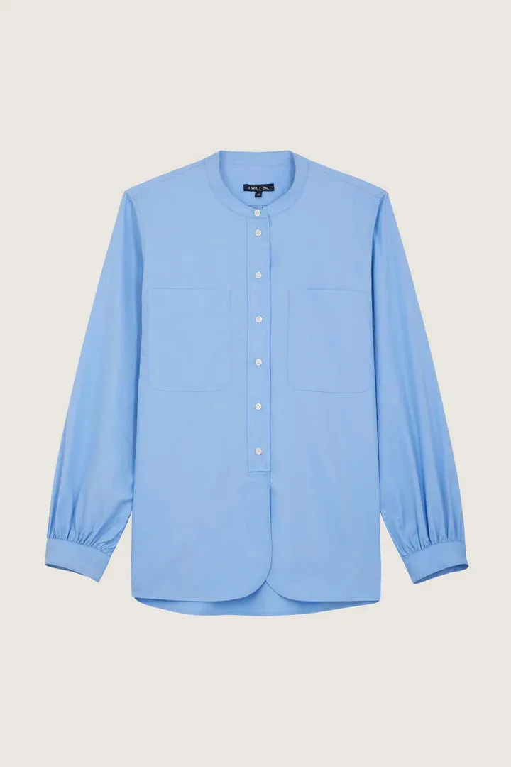 Blue Cotton Laurette Shirt