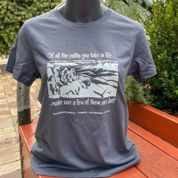 Blue Mountains Running Co Womens Tee Trails