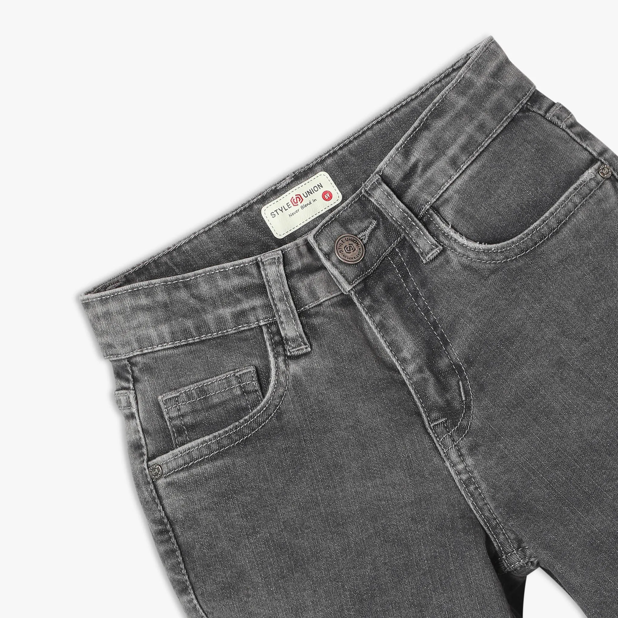 Boy's Regular Fit Distressed Shorts