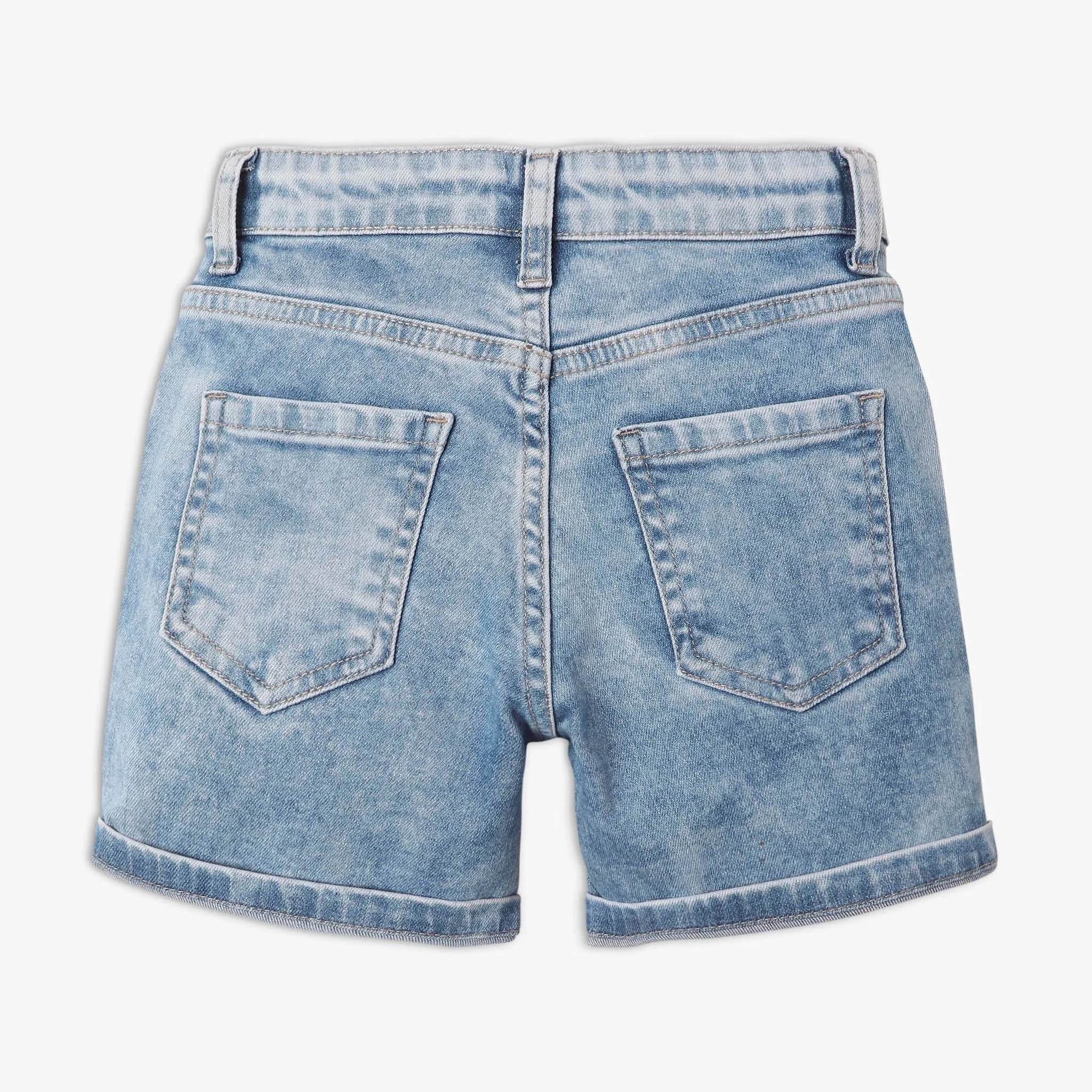 Boy's Regular Fit Distressed Shorts