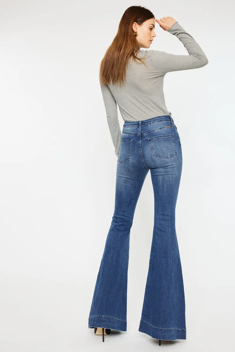 Braelynn High Rise Super Flare Jeans