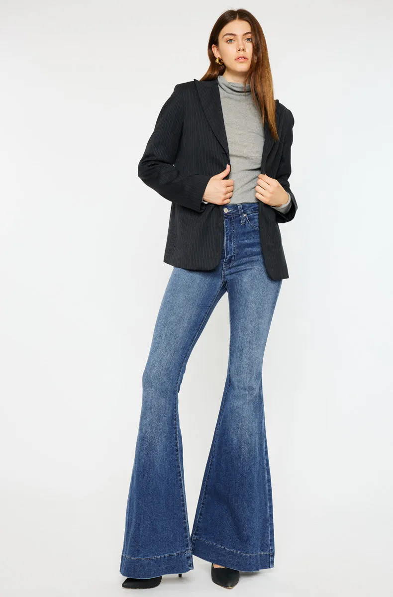 Braelynn High Rise Super Flare Jeans