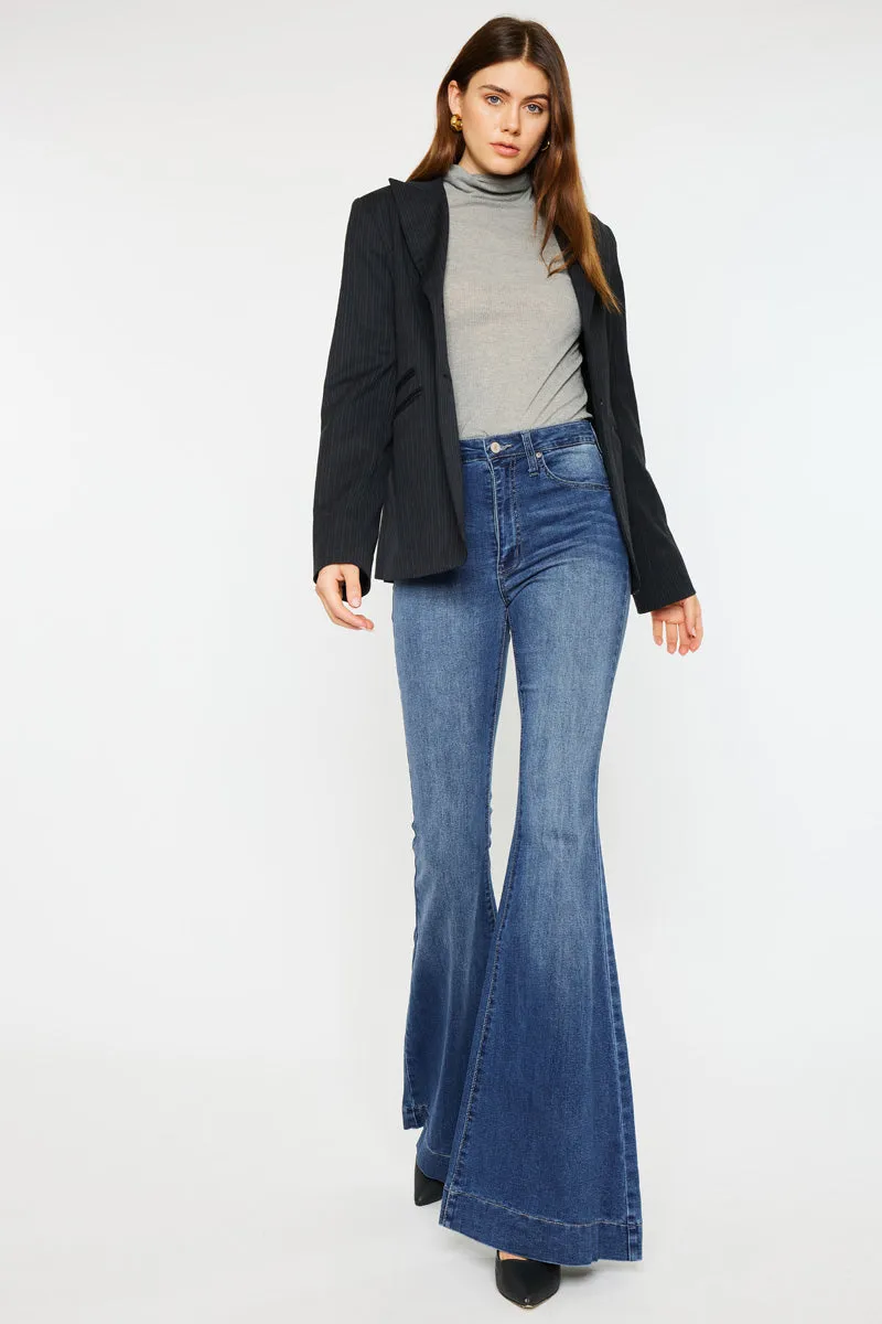 Braelynn High Rise Super Flare Jeans