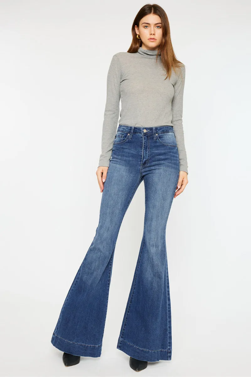 Braelynn High Rise Super Flare Jeans