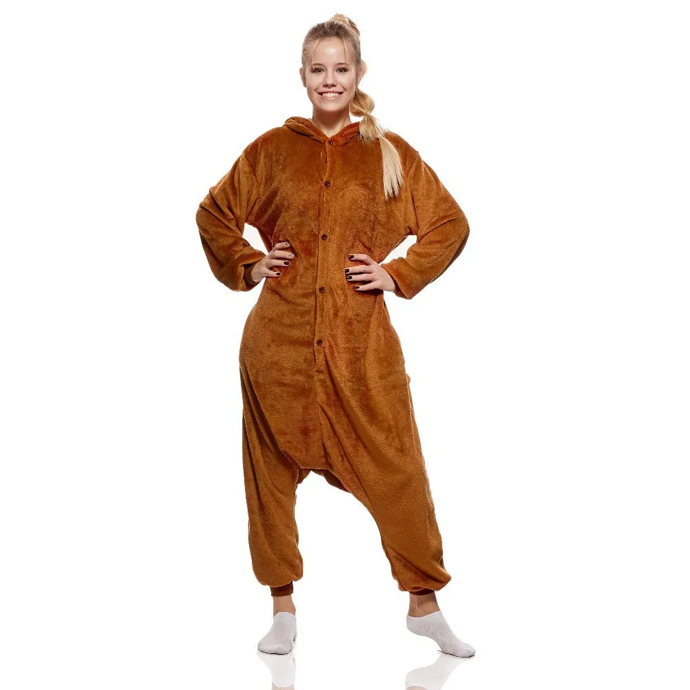 Brown Poop Emoji Adult Onesie