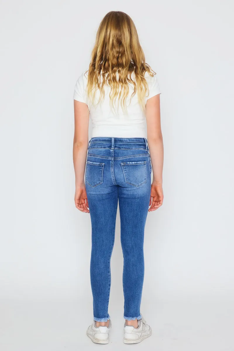 Bunnie High Rise Ankle Skinny Kid Jeans