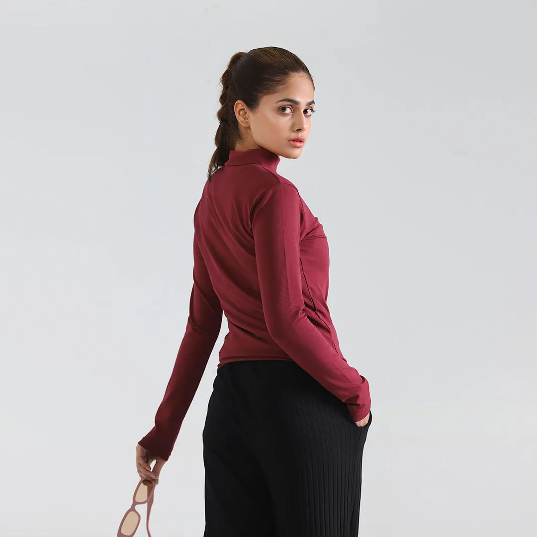 Cabernet Turtle Neck Women