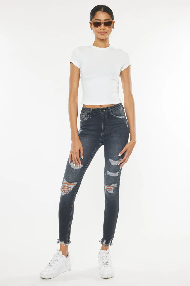 Calista High Rise Ankle Skinny Jeans