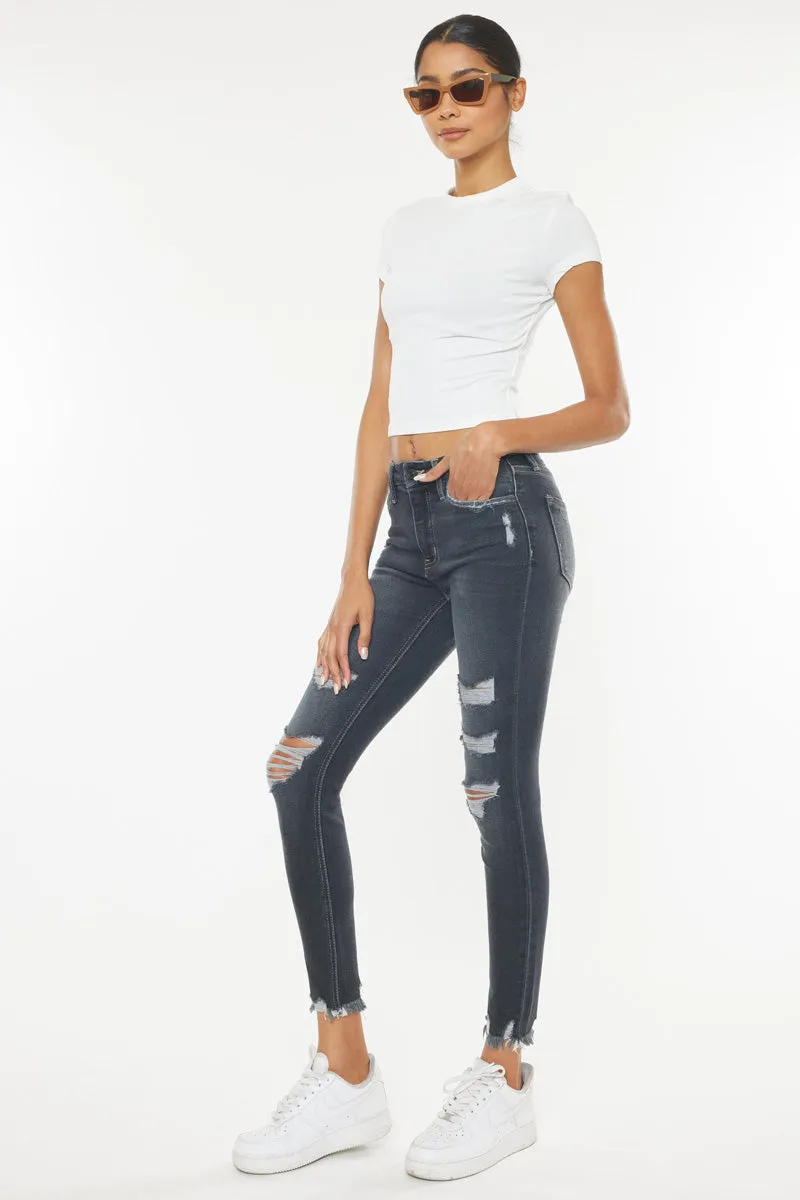 Calista High Rise Ankle Skinny Jeans