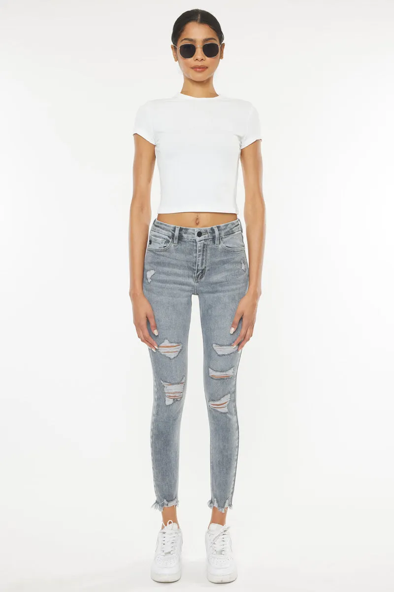 Calista High Rise Ankle Skinny Jeans