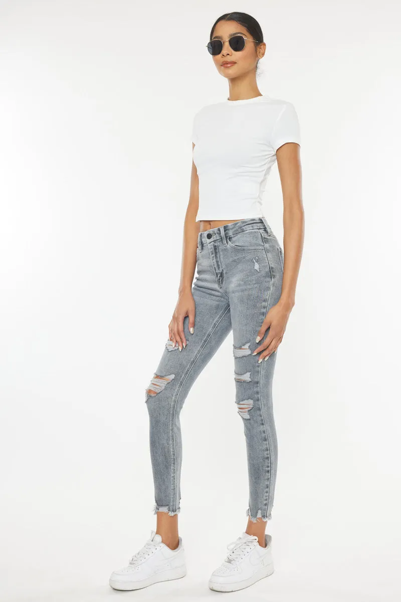 Calista High Rise Ankle Skinny Jeans