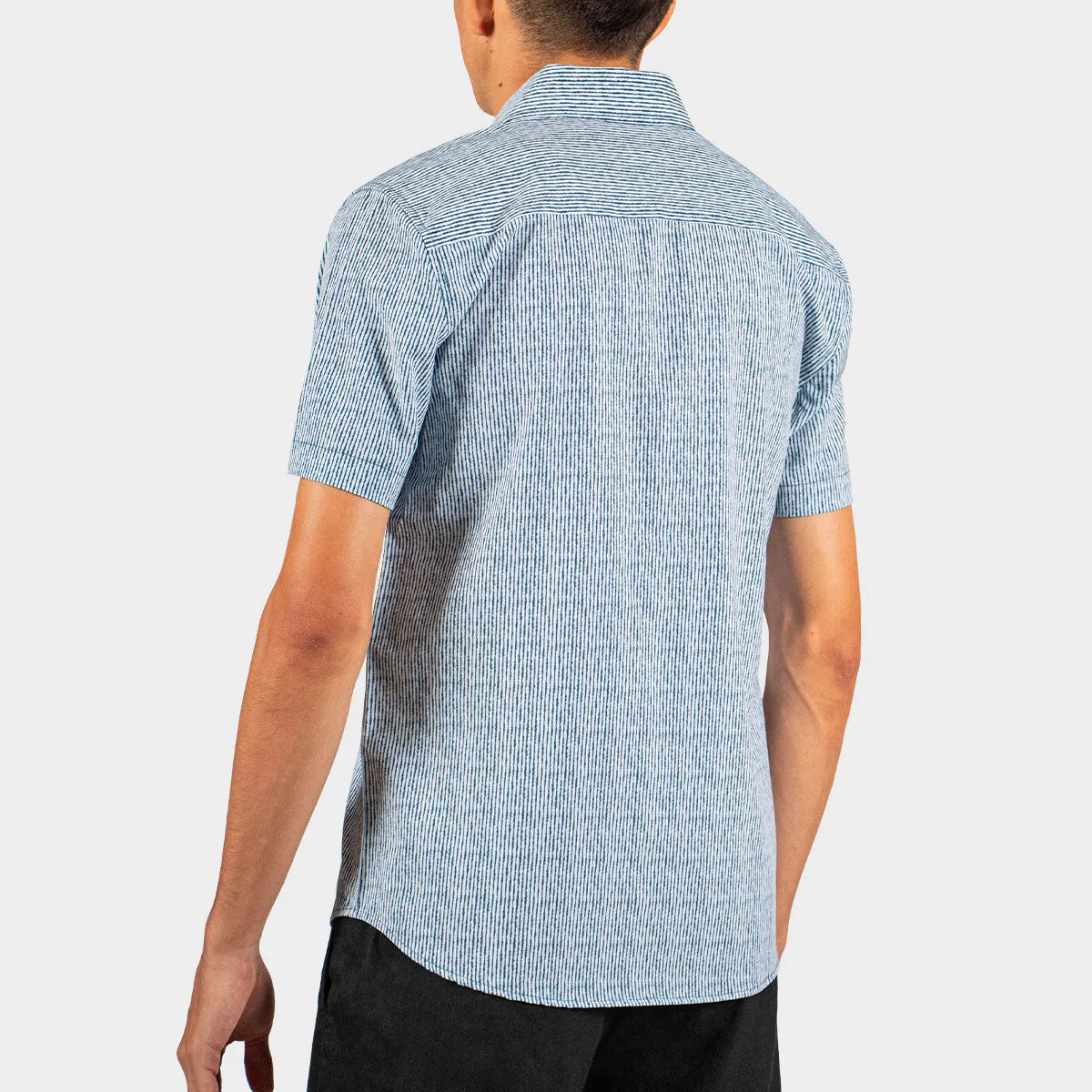 Camisa Casual Para Hombre Manga Corta