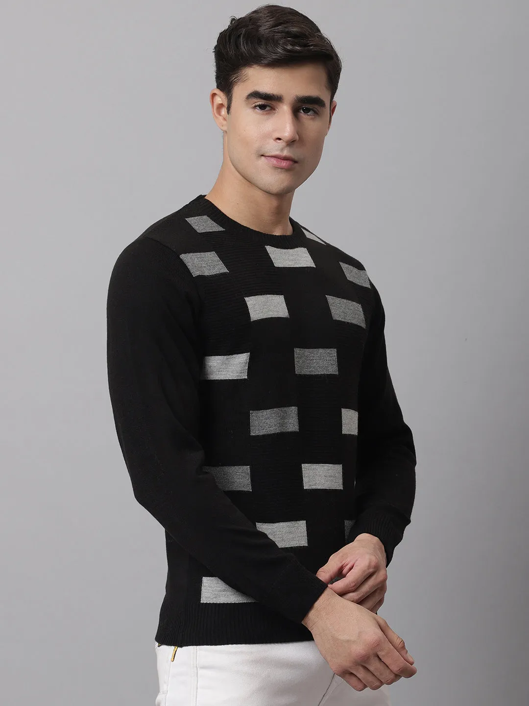 Cantabil  Black Men Sweater