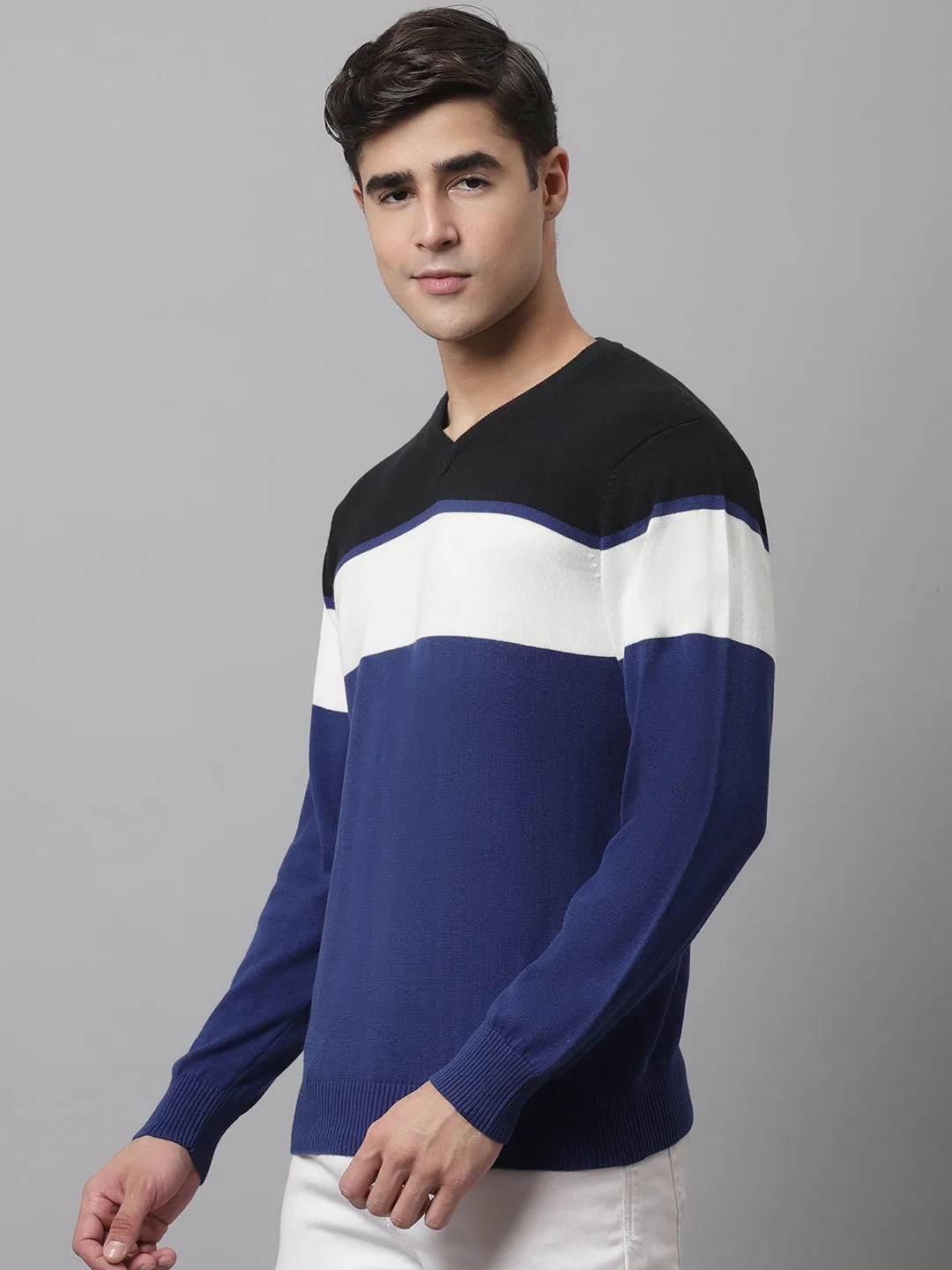 Cantabil  Inkblue Men Sweater