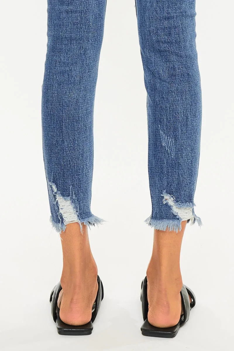 Carlita High Rise Ankle Skinny Jeans