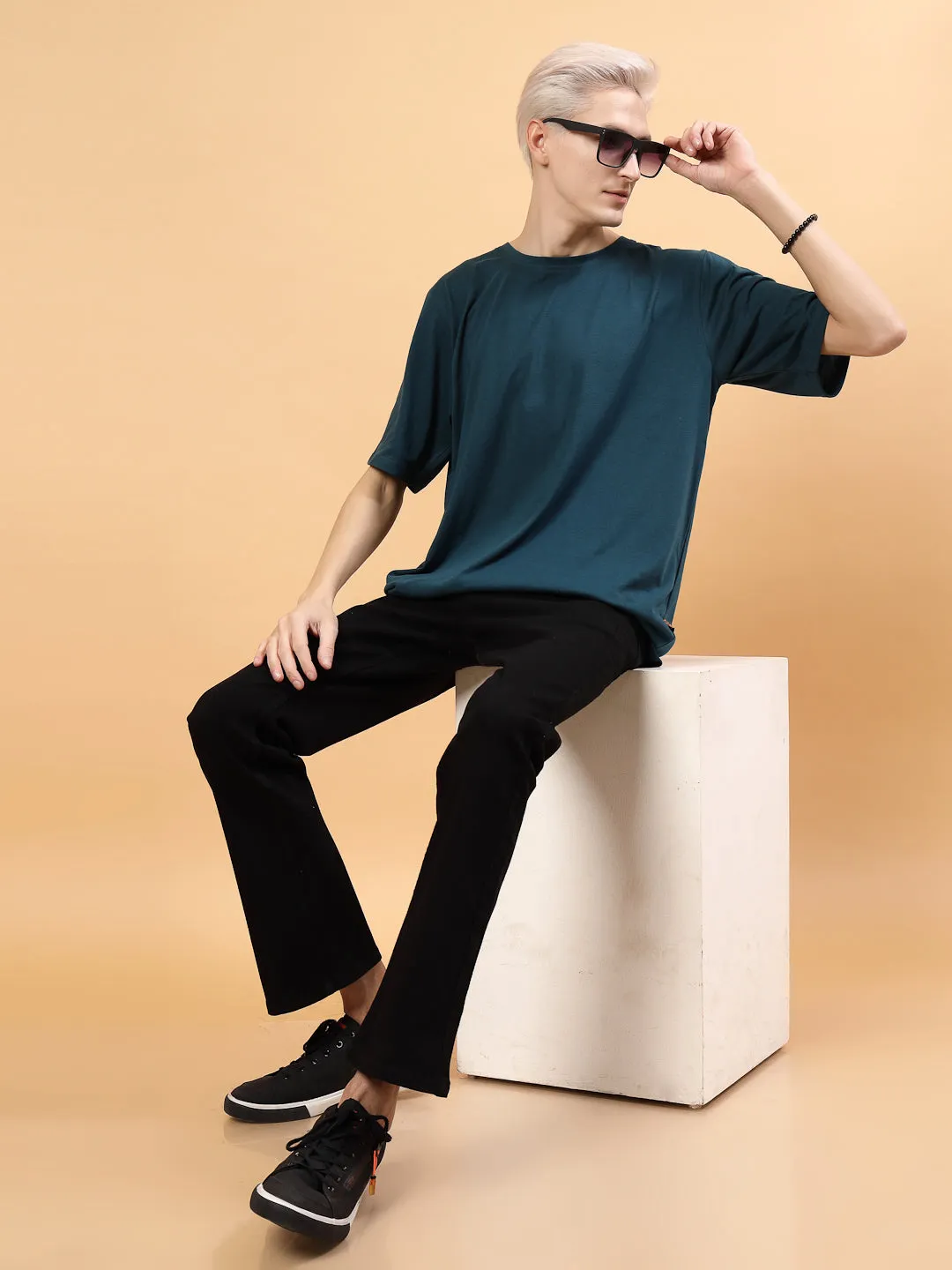 Casual Comfort Men's Oversized Cotton T-shirt