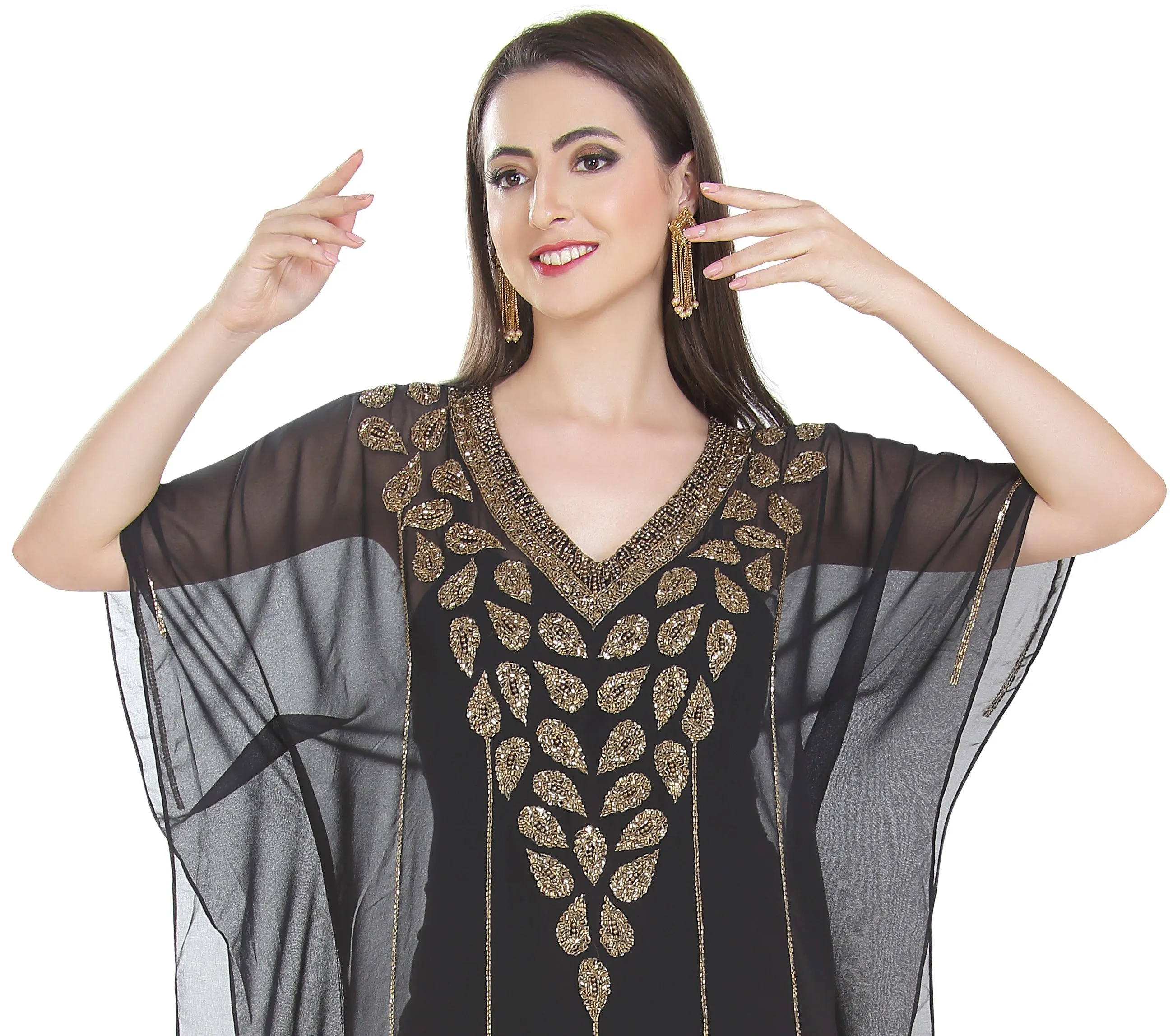 Casual Dress Half Sleeve Black Kurti