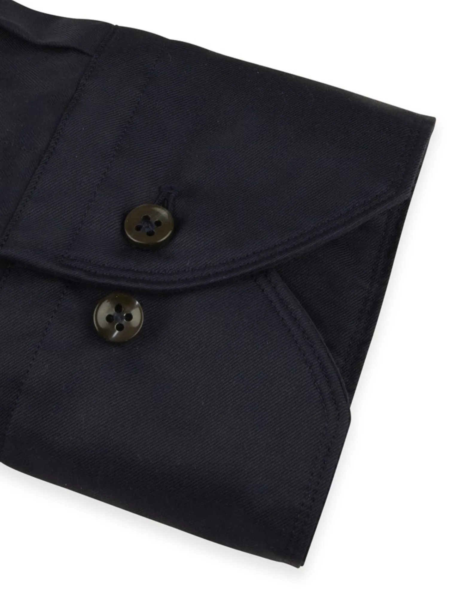 Casual Navy Twill Shirt | Fitted Body