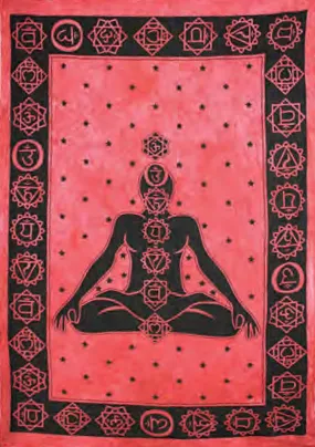 Chakra Healing Cotton Tapestry