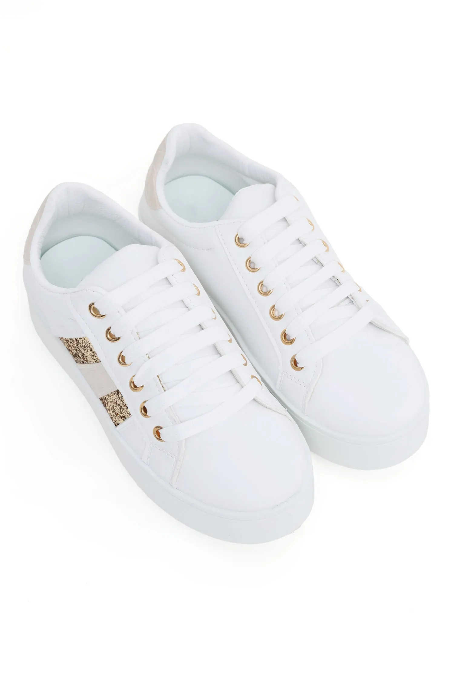 CHIC WOMEN SNEAKERS-WHITE