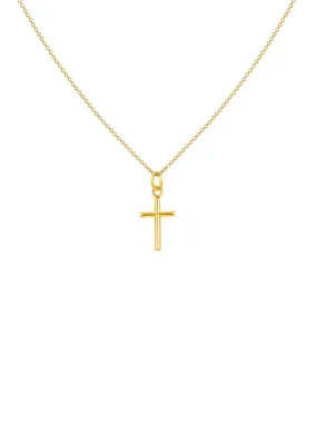 Classic Cross Necklace 14K