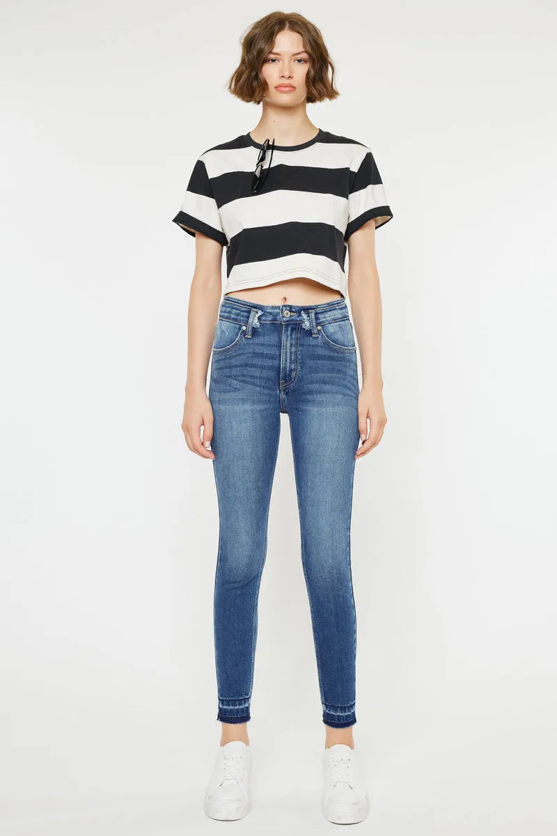 Cleopatra High Rise Ankle Skinny Jeans