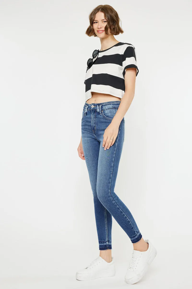 Cleopatra High Rise Ankle Skinny Jeans