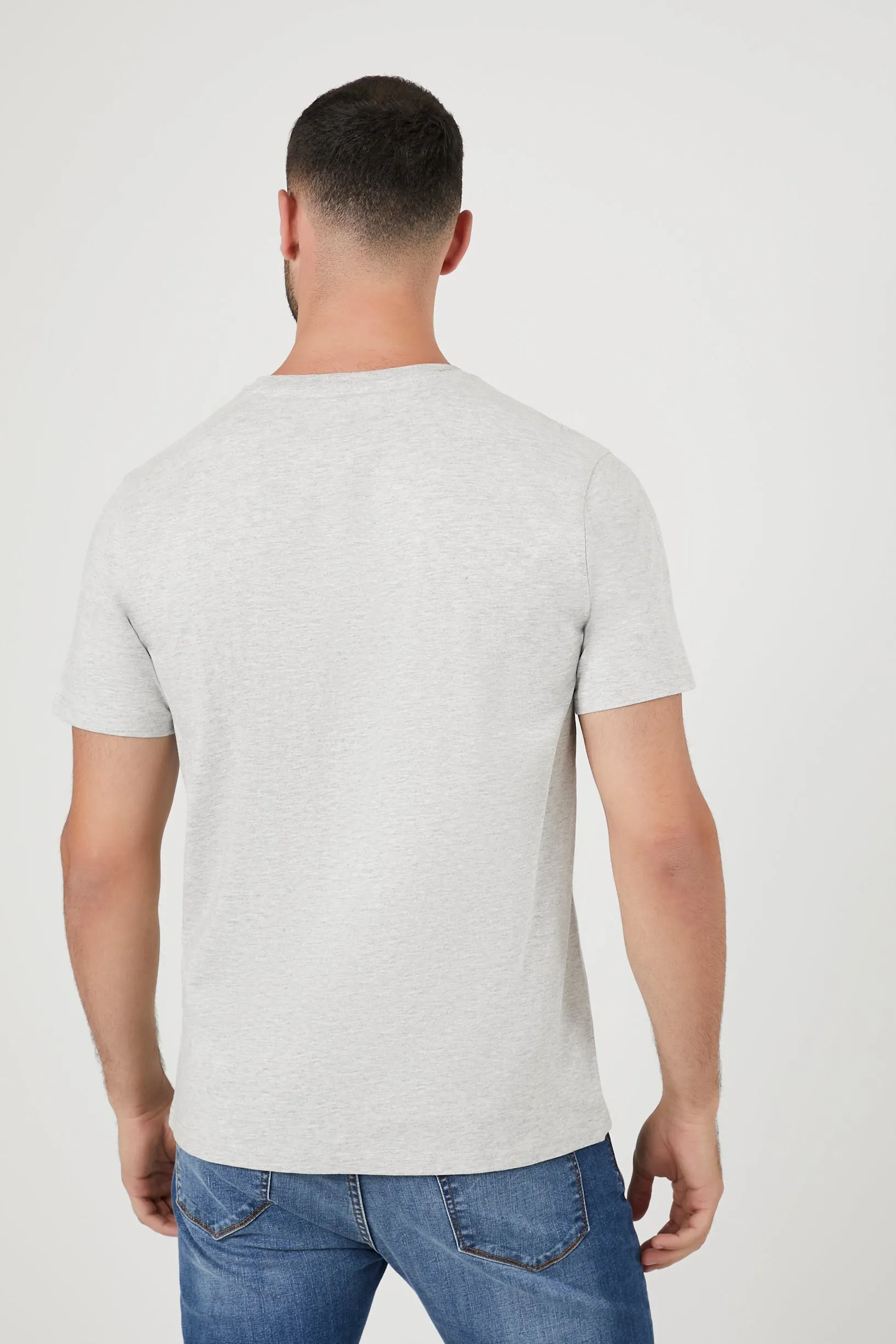 Cotton-Blend Crew Tee