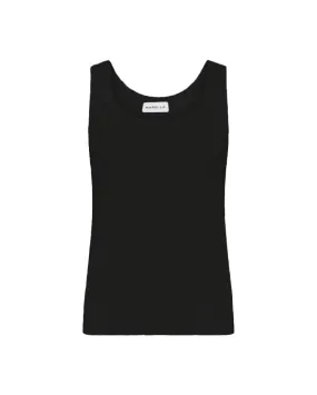 Cotton Crochet Tank (Black)