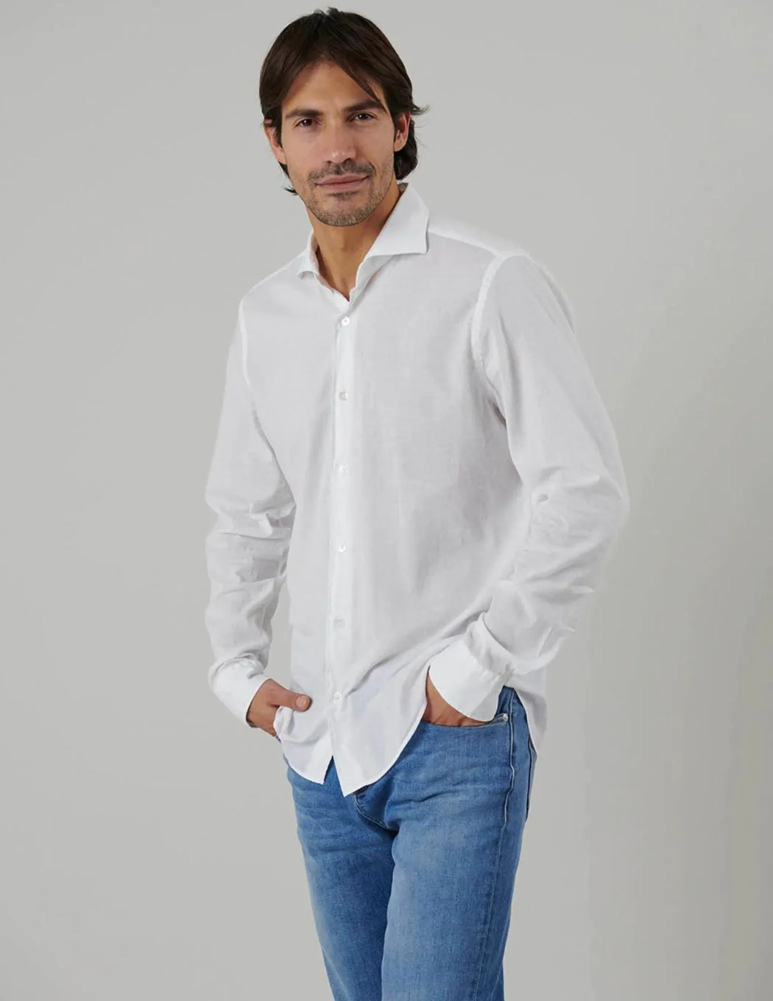 Cotton Voile Shirt | White