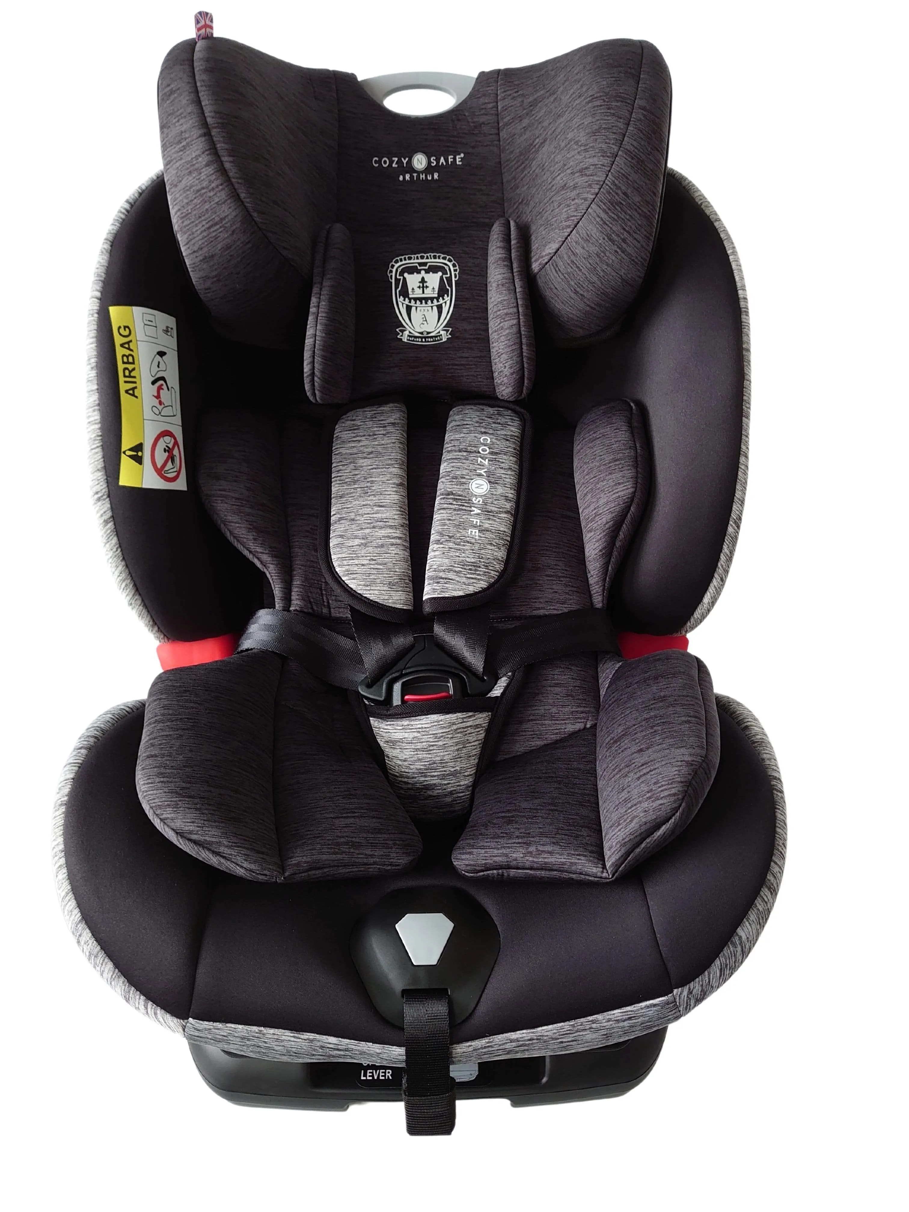 Cozy N Safe Arthur Group 0 /1/2/3 Child Car Seat - Black/Grey