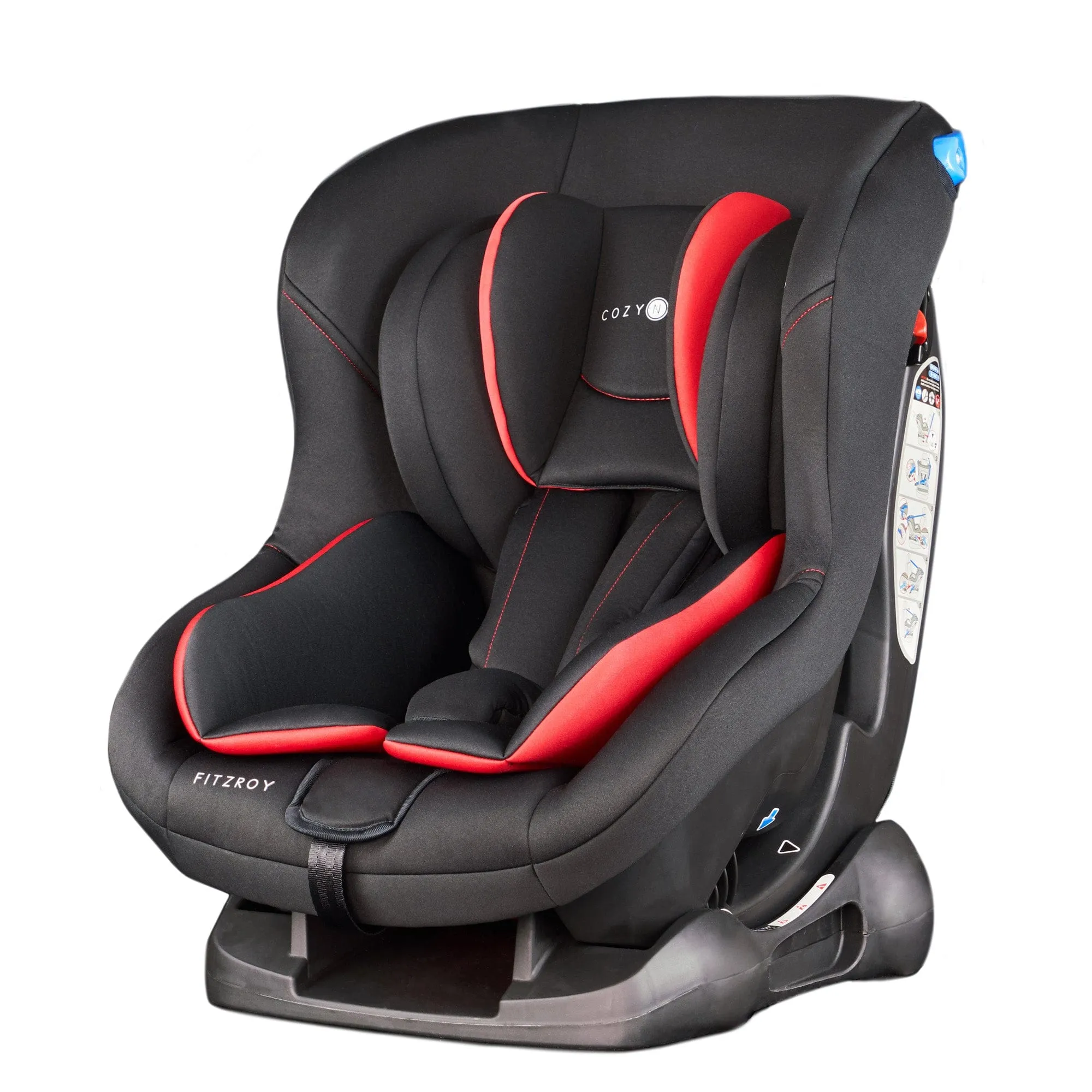 Cozy N Safe Fitzroy Group 0 /1 Child Car Seat - Black/Red