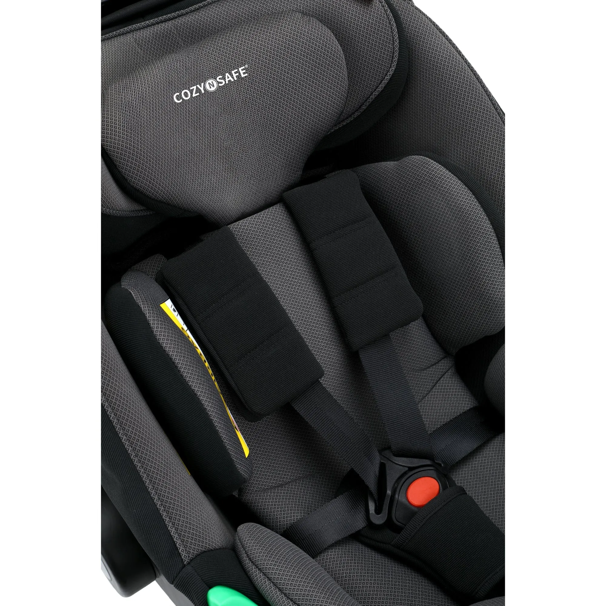 Cozy N Safe Odyssey i-Size Car Seat with Base - Black/Grey