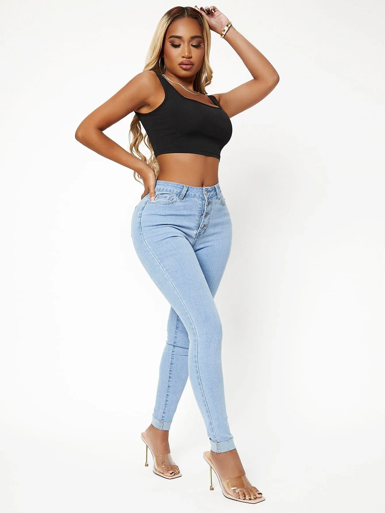 Curvy High Stretch Skinny Jeans