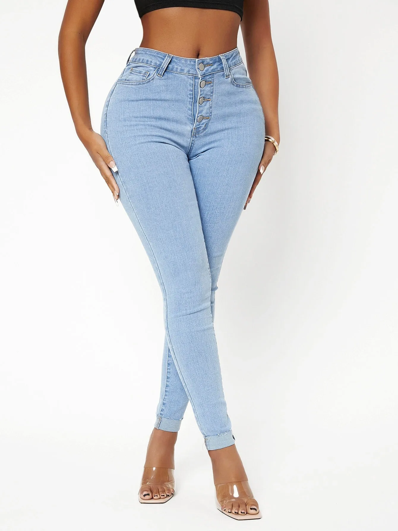 Curvy High Stretch Skinny Jeans