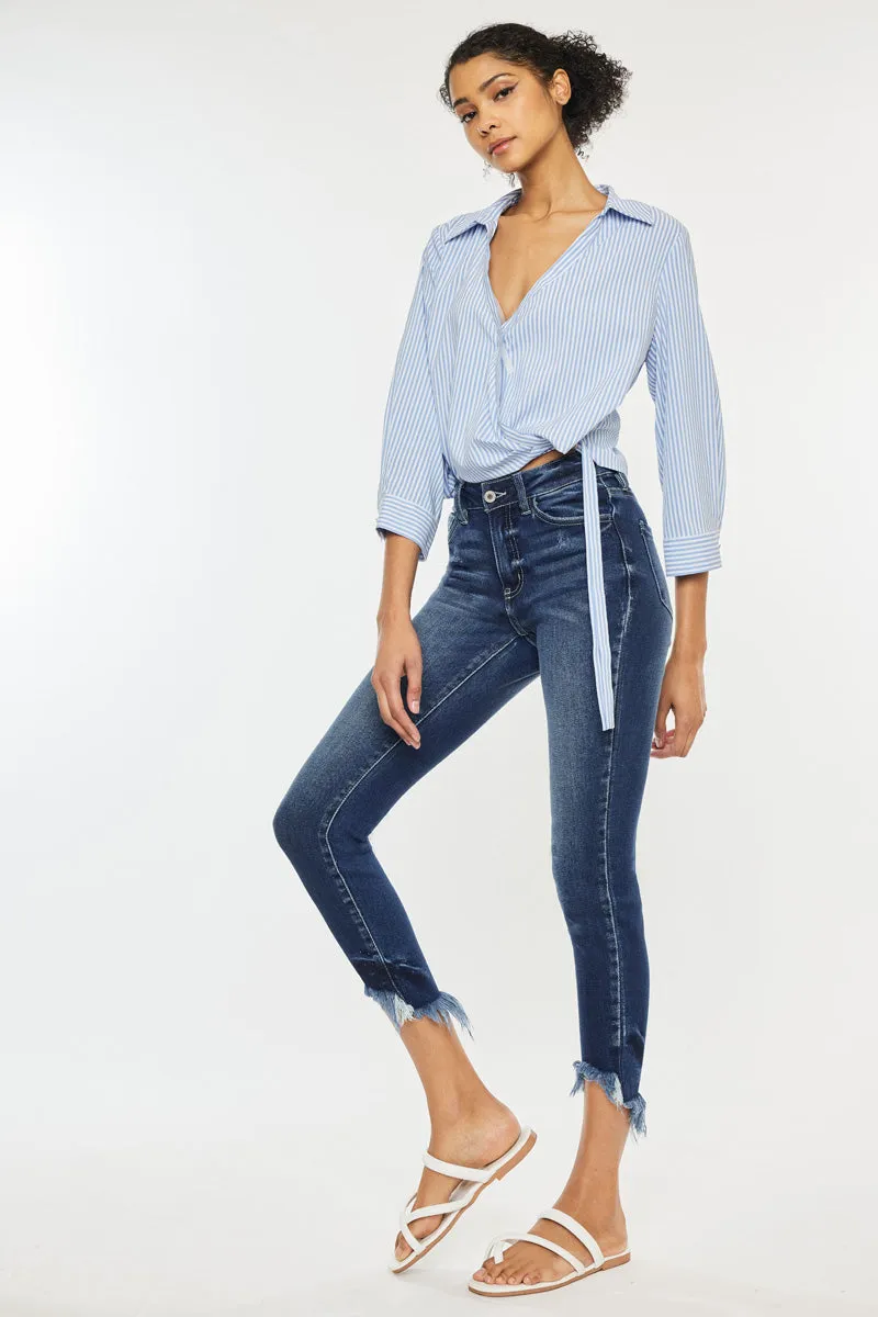 Dana High Rise Ankle Skinny Jeans